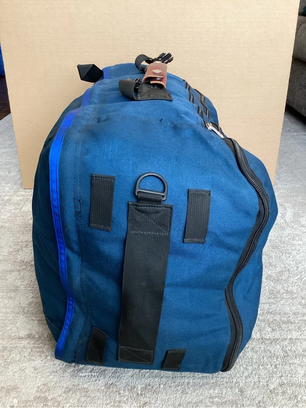 Vintage MEI Voyageur convertible travel backpack made in USA with YKK zippers